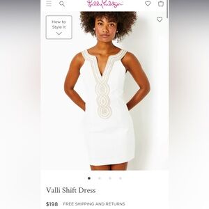 Brand New Lilly Pulitzer Valli Shift Dress